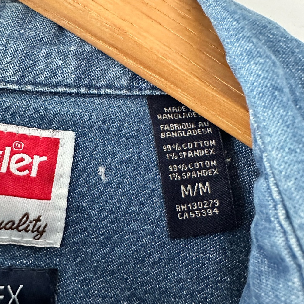 Wrangler comfort flex denim shirt - Picture 4 of 5